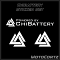 Powered By ChiBattery Sticker Set