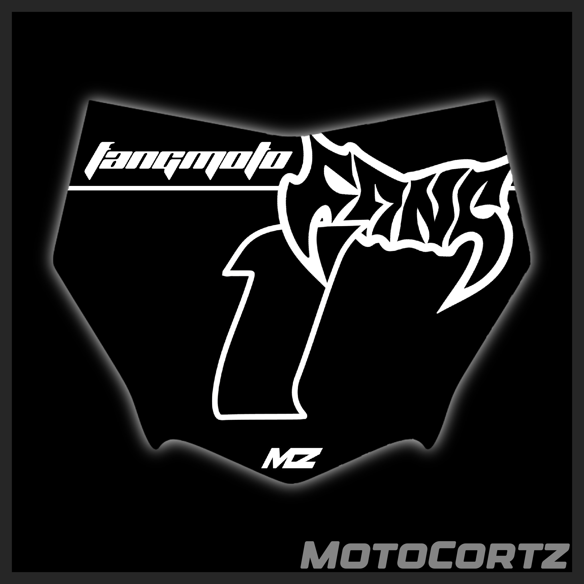 FangMoto Decal "BRAND"